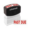 Universal Message Stamp, PAST DUE, Pre-Inked One-Color, Red UNV10063